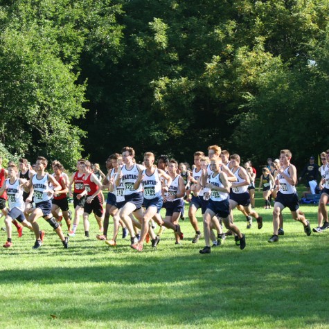 Pleasant Valley boys Junior Varsity compete in the Geneseo Invitational