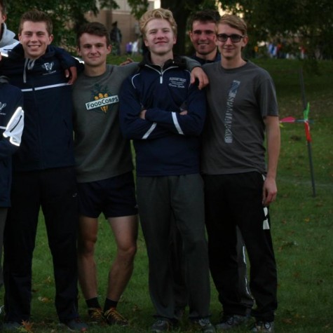 Senior Gavin Smith (third from right) poses with his team after MAC.