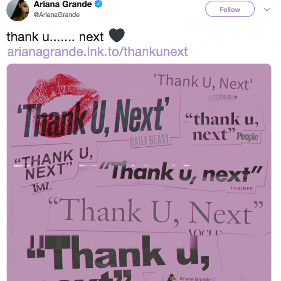 Ariana+Grande+tweeted+her+album+cover