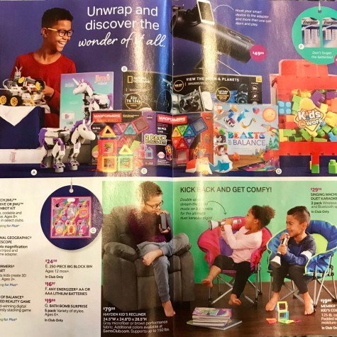 Bed Bath and Beyond magazine advertising the top toys of 2018.