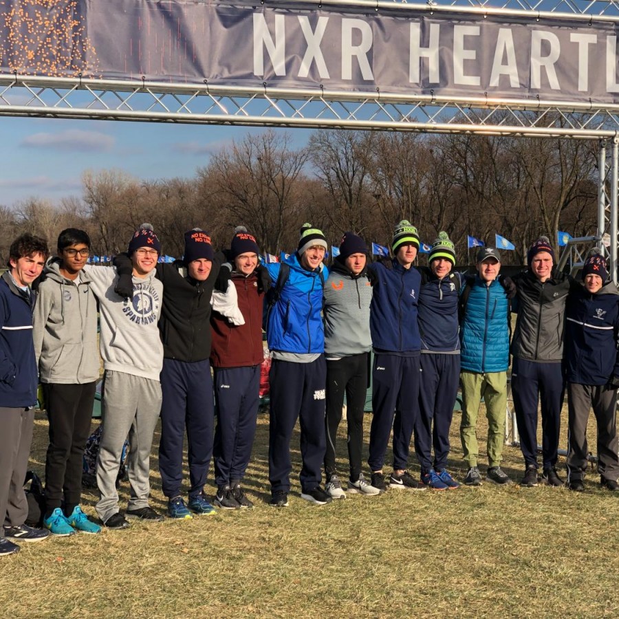 PVBXC poses after the race, by the start line