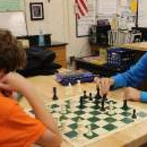 Students participated in the first PV chess tournament. 