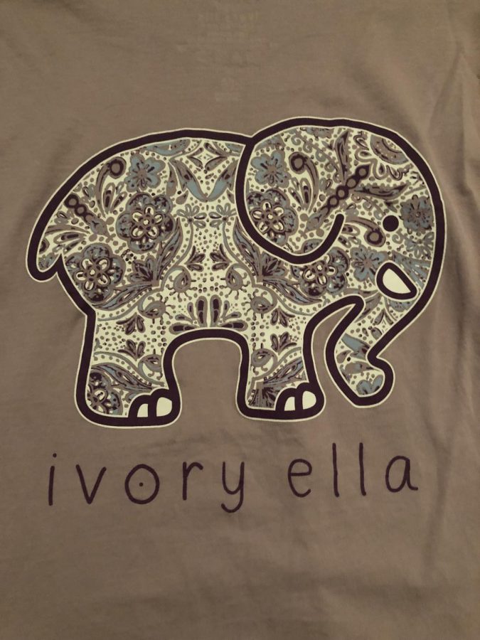 Buy purchasing an Ivory Ella shirt, you are helping to save the elephants of the world.