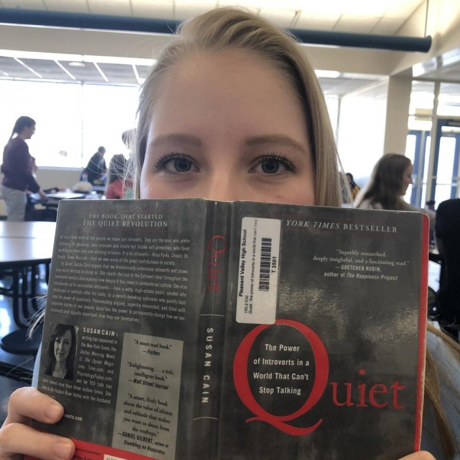 PVHS+senior+Grace+Schons+is+reading+Quiet%3A+The+Power+of+Introverts+in+a+World+that+Cant+Stop+Talking%2C+a+book+by+Susan+Cain+that+has+helped+to+revolutionize+the+way+society+views+introverts.
