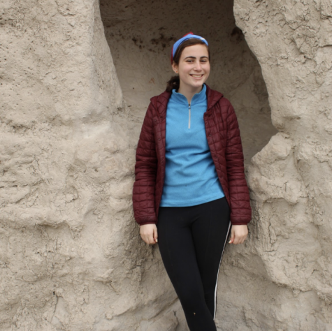 Senior Caroline Christophersen enjoys a hike in the place OKeeffe called the white lands
