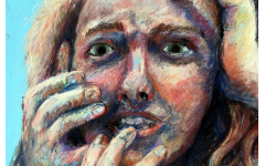 One of Dahm’s art pieces for her scholarship portfolio.
