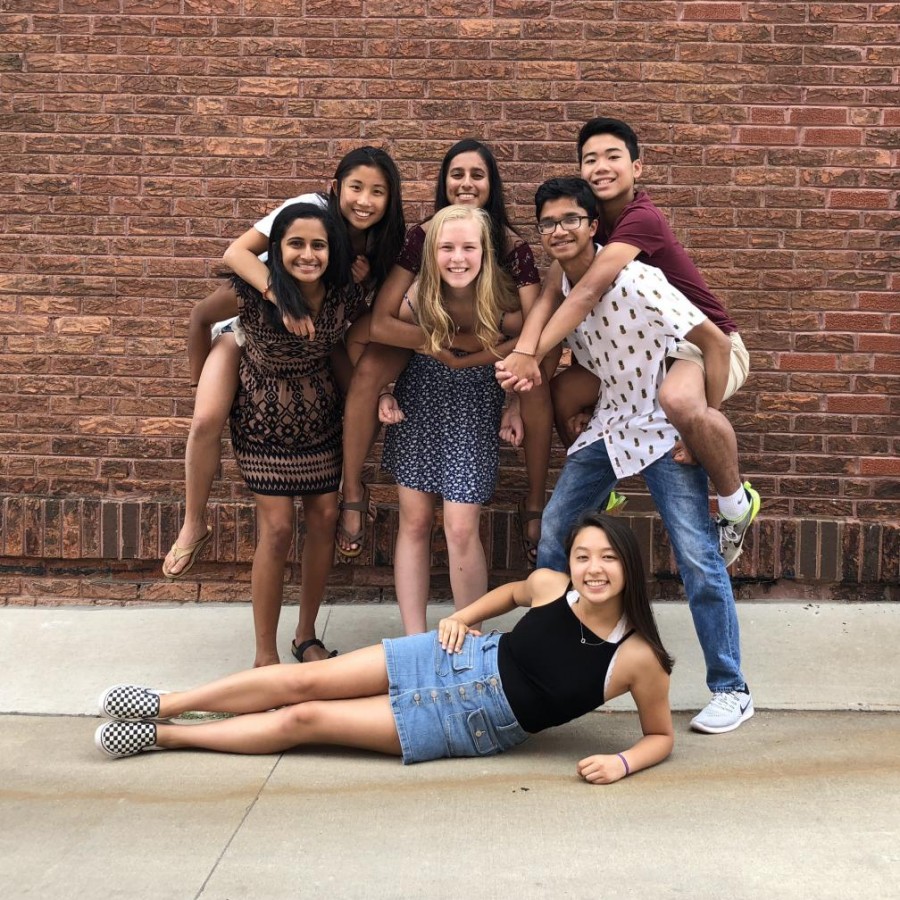 As heard in the 2nd episode of Voices of the Valley, junior Amulya Pillutla (left, middle row), attends the Secondary Training Program to research food sustainability at the University of Iowa.
