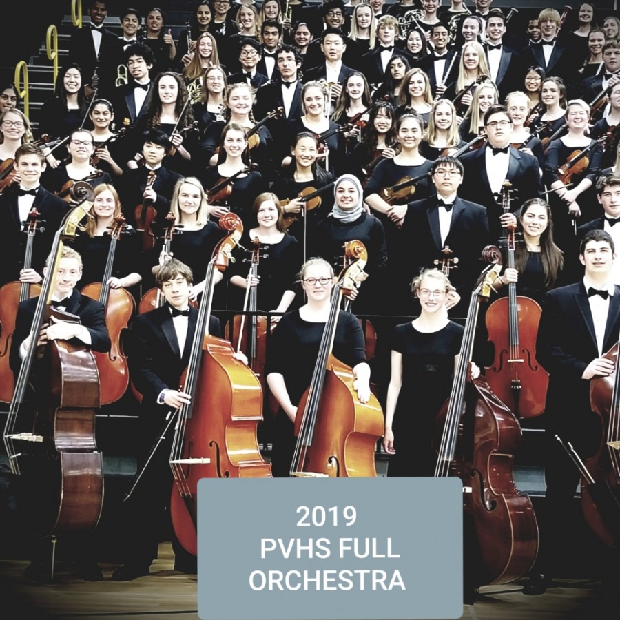 Pleasant Valleys full orchestra at their Large Group contest.