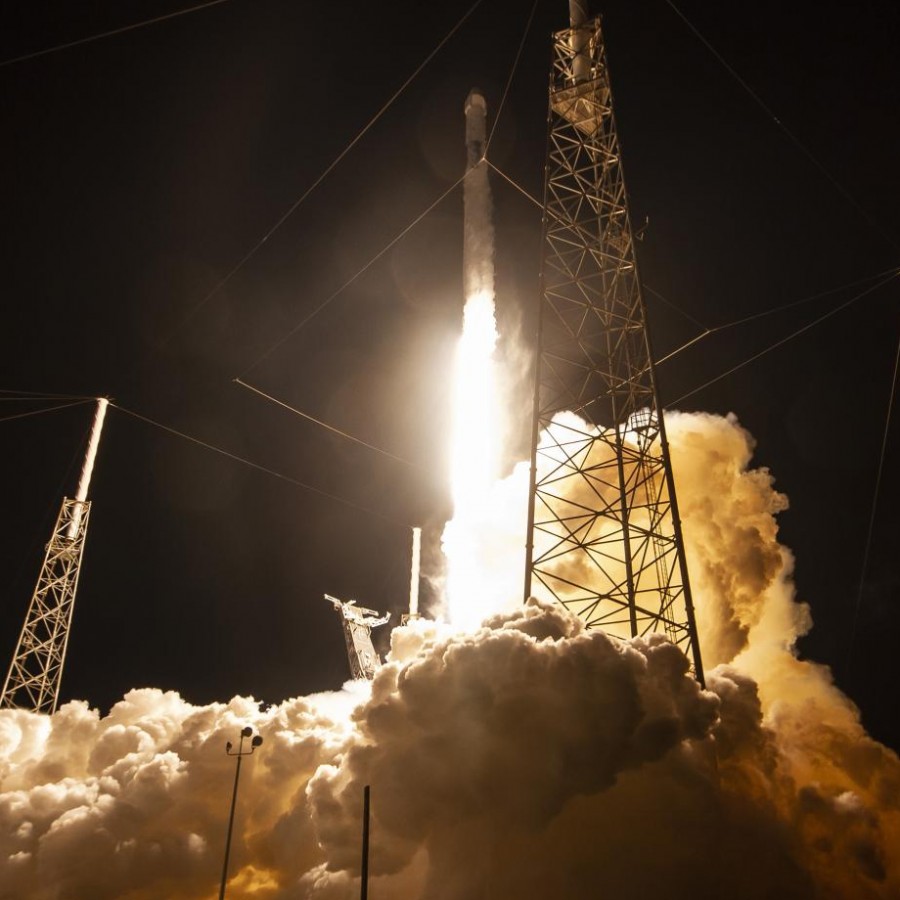  The launch on May 4 in which SpaceX sent the Dragon spacecraft to deliver important supplies to the International Space Station on the Falcon 9 rocket.
