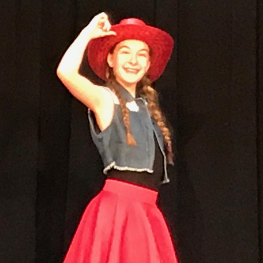 Corrine Johnson as a cowgirl in the Family Museum Dance Company’s mini production of “Toy Story”
