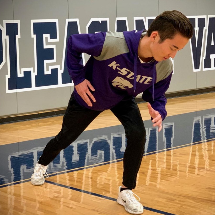 Nate Martell grudgingly participates in gym by running the pacer test.