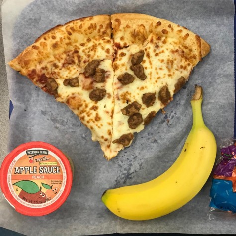 One common meal students get every Wednesday when pizza is served.