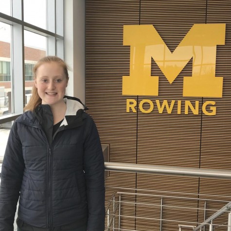Delaney Evans has committed to the University of Michigan to continue her academic and rowing career.