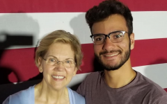 Gui Pinho meets presidential candidate Elizabeth Warren.

