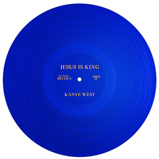 Cover art for Jesus Is King by the artist Kanye West. Photo owned by Def Jam and GOOD records.