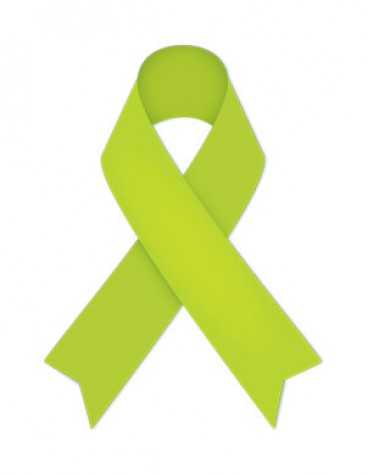 Green Ribbons are used to help raise mental health awareness.