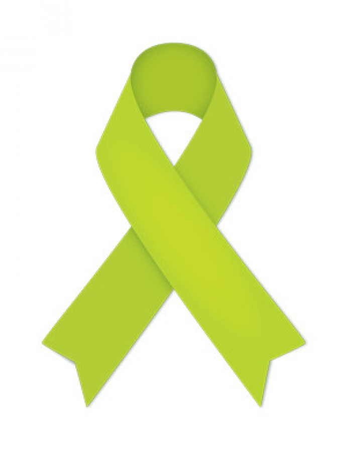 Green Ribbons are used to help raise mental health awareness.