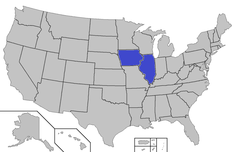 Iowa+and+Illinois%2C+the+two+states+involved+in+this+academic+dichotomy%2C+are+highlighted+on+a+map.