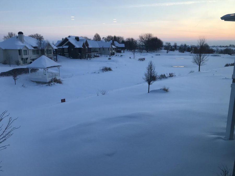 Cold winter conditions in Iowa pictured from last seasons Polar Vortex.