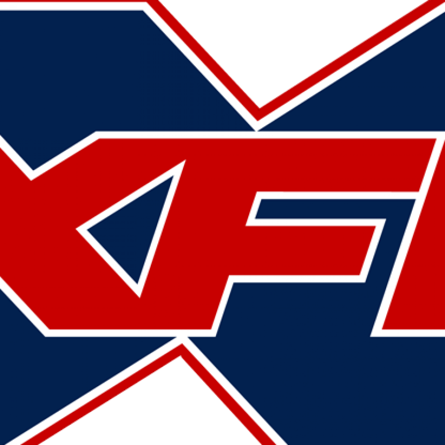 The XFL logo. The league has picked up popularity throughout this year.