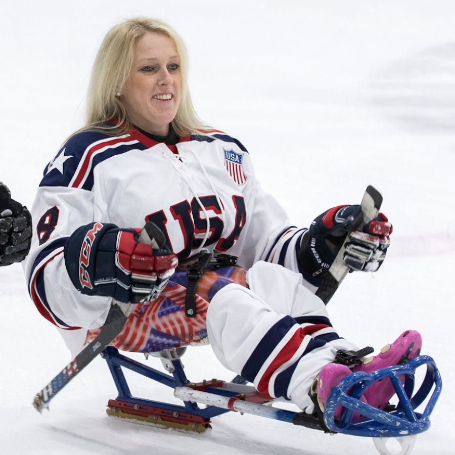 USA developmental sled hockey team How PV aide is shining a light on