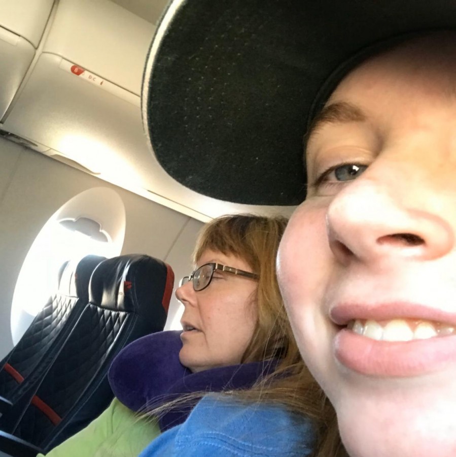 Senior Amy Oberhart and her mother fly to New York on June 4th, 2018.