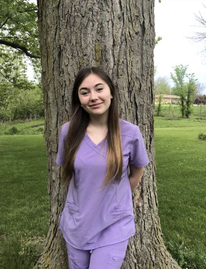  Senior Melaney Pendleton will be furthering her education to become a nurse and is overwhelmed by the support healthcare workers are receiving.