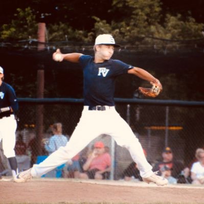 Junior Seth Clausen throwing a pitch against Iowa City High during the 2019 Season