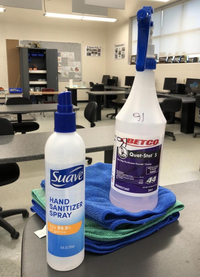 Disinfectants used by PVHS