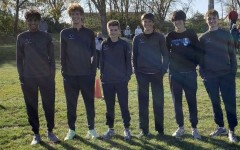 Members of the varsity team pose for a picture before their conference championship on October 15. Pictured above from left to right: Tarun Vendula, Kole Sommer, Luke Knepp, Grant Tebbe, Jacob Mumey, and Kalen Bunch.