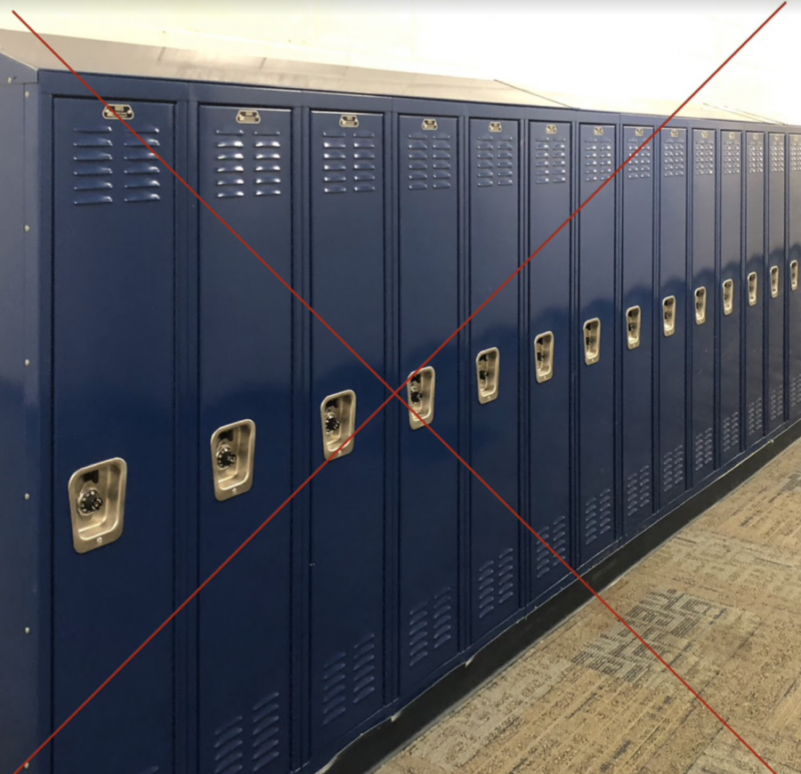 Lockers have not been used in the 2020-2021 school year, yet...