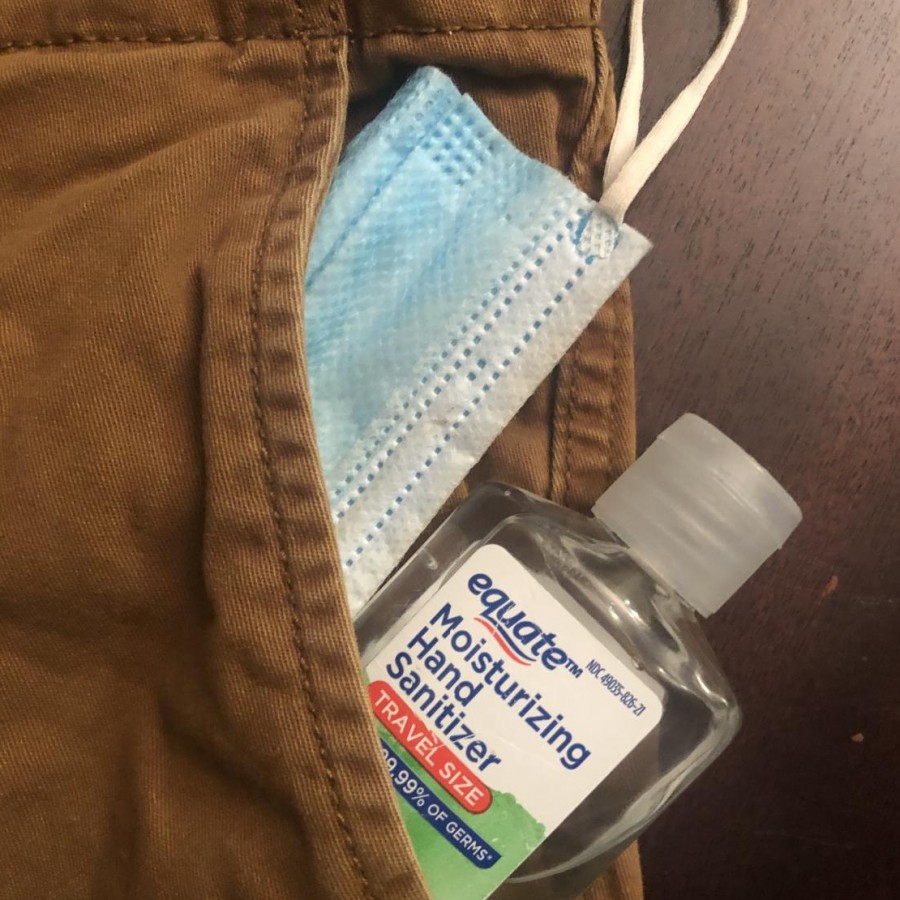 For high risk students extra masks and personal hand sanitizer is a necessity.