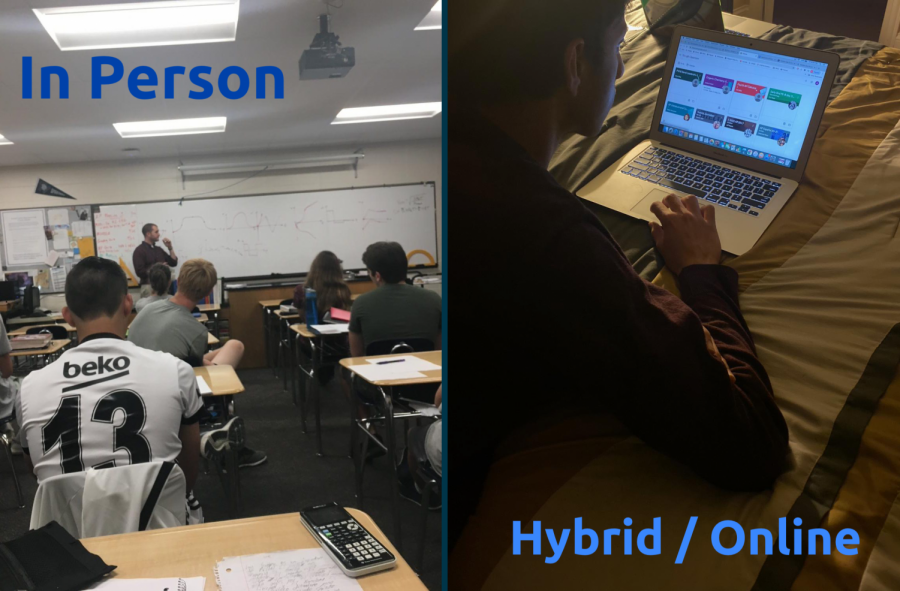 After considering the benefits and drawbacks of each model, the school district has chosen to keep the high school in a hybrid/online model.