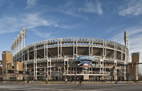 Progressive Field, home of the former Cleveland Indians, was the site of many protests against the baseball teams name. While the name is still on the field, Cleveland is in the process of changing the baseball team’s name. 