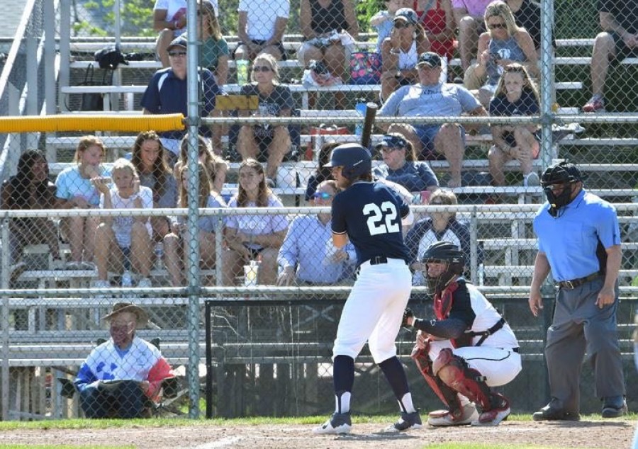 Ryan Mumey up to bat during his junior baseball season