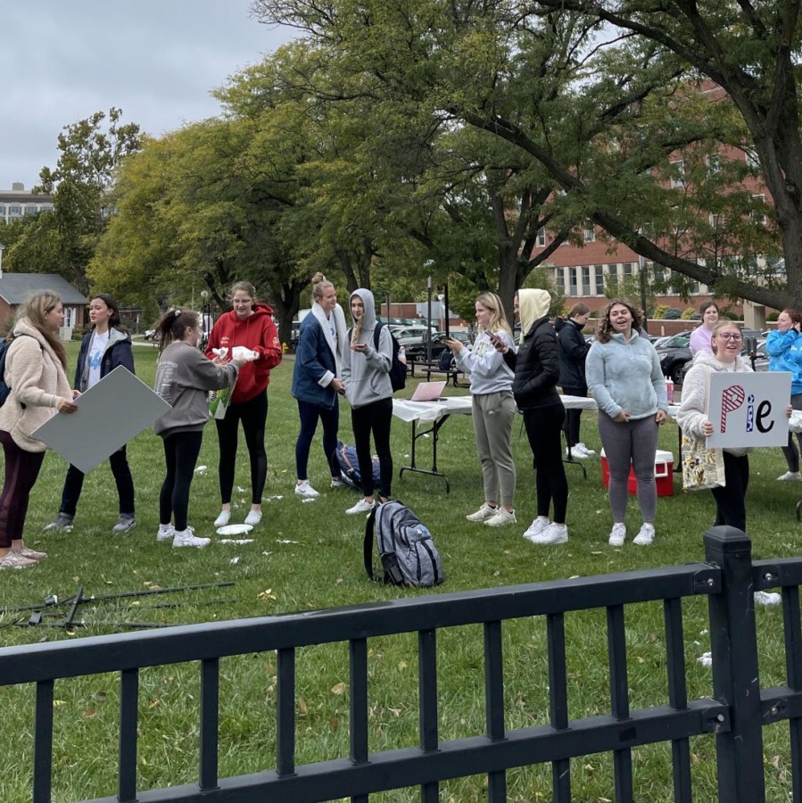 The University of Iowa’s Alpha Delta Pi chapter hosts an event on campus.