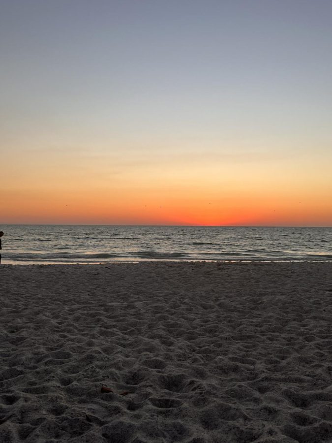 Beautiful sunset in Florida