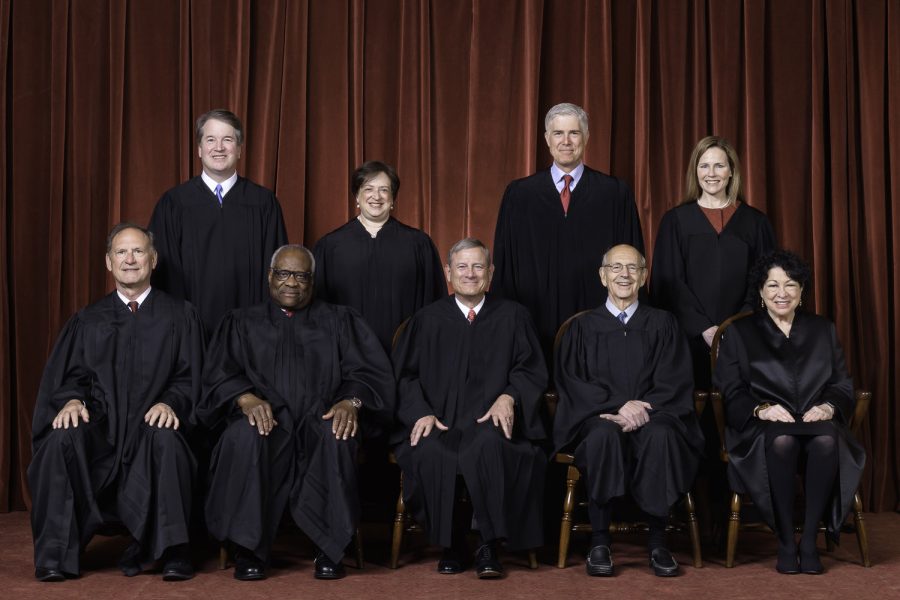 Justice Stephen Breyer (bottom row, second from the right) made the unorthodox decision to step down from the Supreme Court, and his replacement has the potential to add both perspective and diversity to the court if President Joe Biden follows through with his promise to appoint the first Black woman to the court.