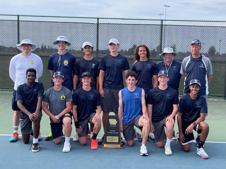 Many familiar faces will be returning from the 2021 Spartan Tennis team.