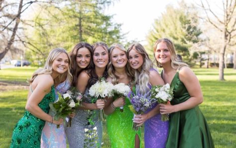 A group of senior girls takes on their final prom- a tradition that concludes the end of high school .