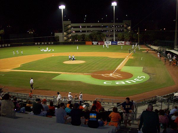 The Miami Hurricanes prepare for a game.