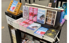 The reemergence of reading is apparent in bookstores as entire tables have become dedicated to #Booktok and in this photo specifically, Colleen Hoover.