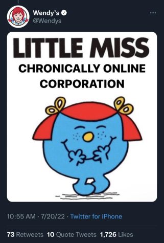 Wendy’s Company, who reported $1.51 billion revenue in 2021, is seen on Twitter participating in the “Little Miss” trend to their 3.9 million followers.
