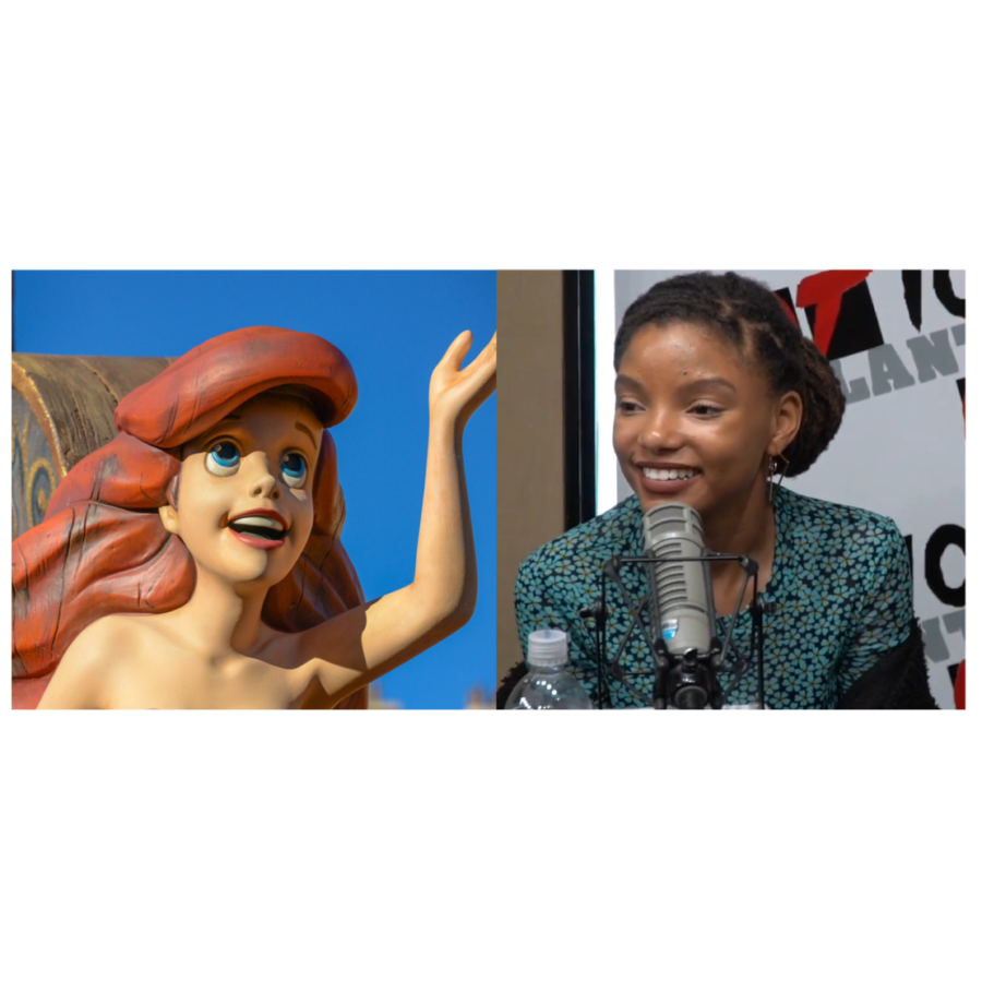 The+casting+of+Halle+Bailey+in+the+new+Little+Mermaid+%282023%29+has+been+consumed+by+controversy+with+disproval+of+the+racial+portrayal+of+Ariel.