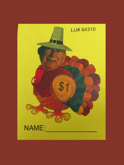 These can be found at your local HyVee to make donations going towards the annual community Thanksgiving dinner
