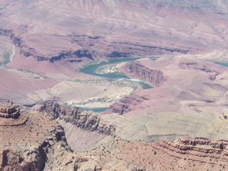 Picture of the the Colorado River weaving through the Grand Canyon.