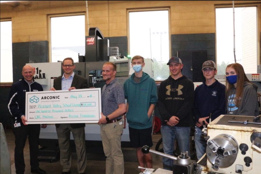 The PVHS engineering program receives $100,000 grant from Arconic.