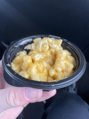Gas station mac and cheese filled with food additives for flavor, color, preservability, etc. 
