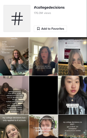 Seniors have taken to social media to share their college decisions, providing counsel and caution to younger students as they ponder their own futures.