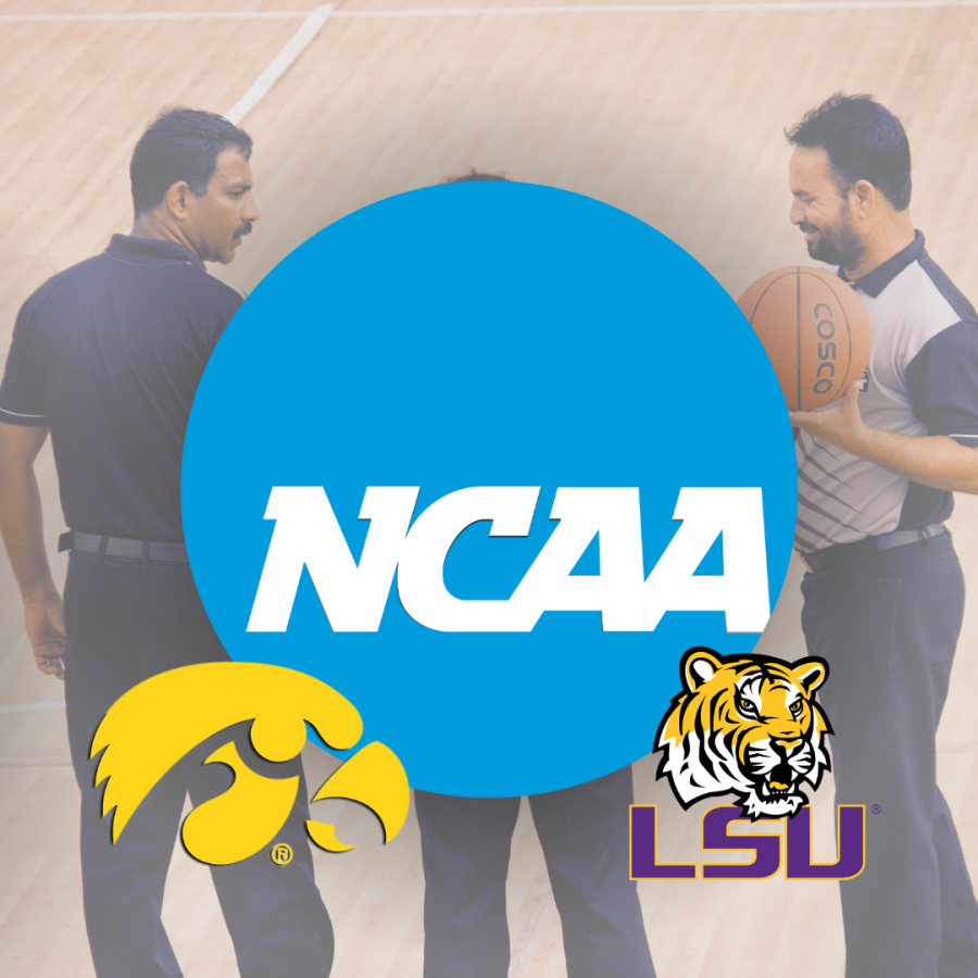 Iowa and LSU played in the womens basketball NCAA championship game on April 2. 